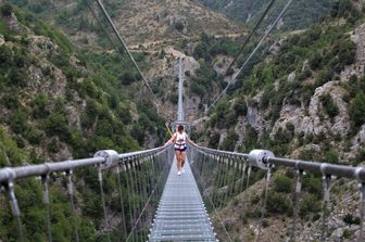 Il ponte tibetano di Castelsaraceno