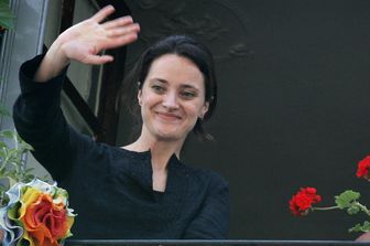 Clementina Cantone al ritorno in Italia dopo la sua liberazione nel 2005