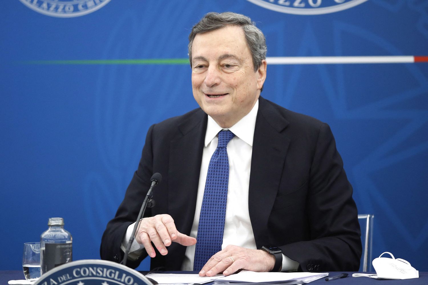Mario Draghi, presidente del Consiglio