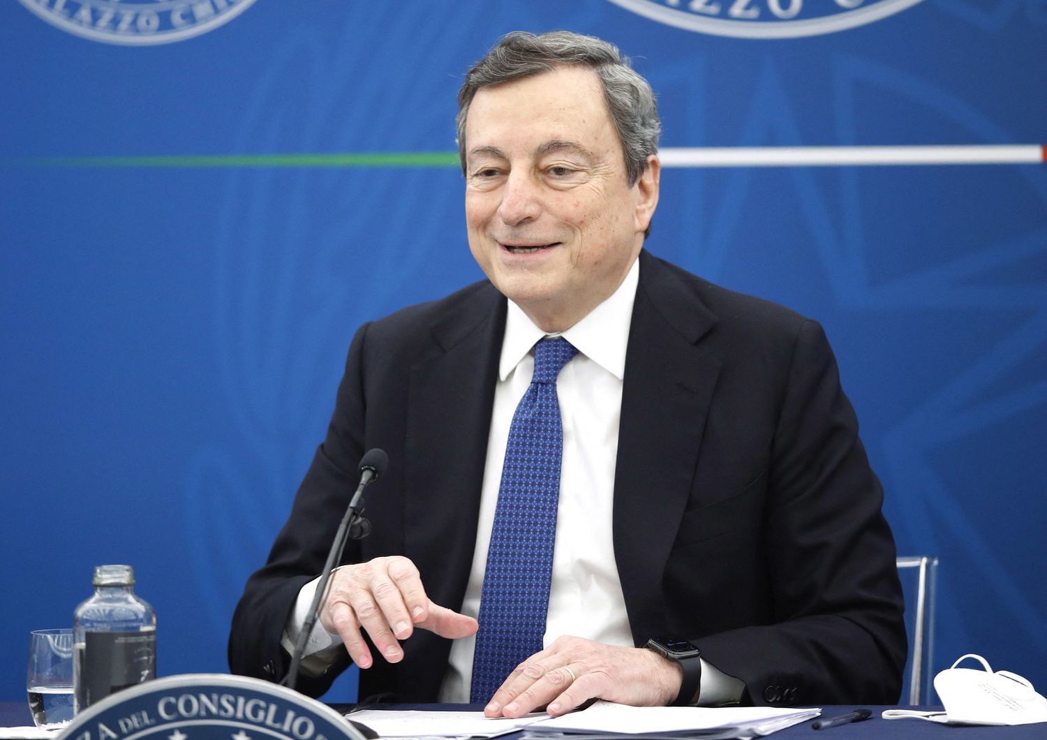 Mario Draghi, presidente del Consiglio