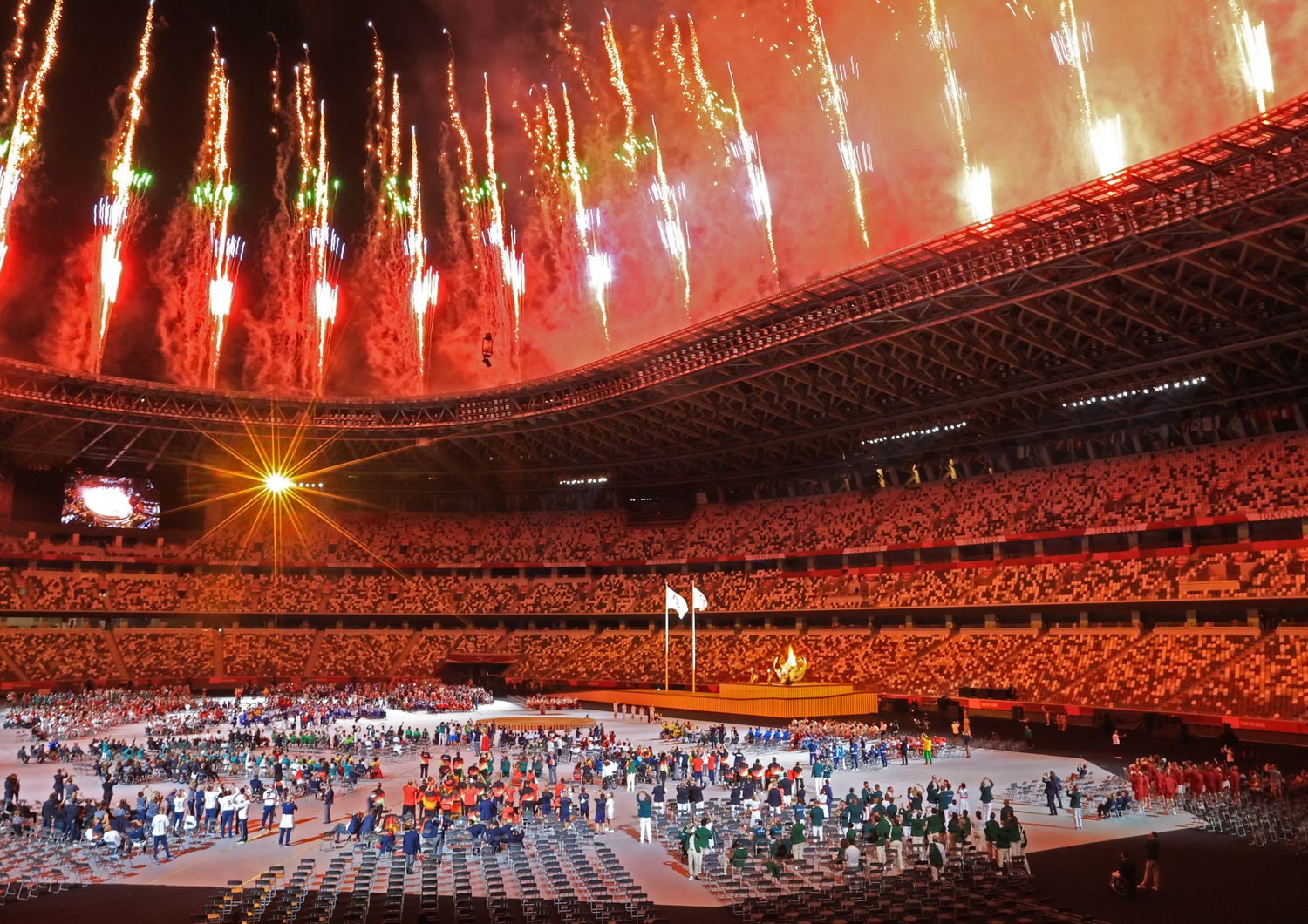 La cerimonia inaugurale delle Paralimpiadi di Tokyo