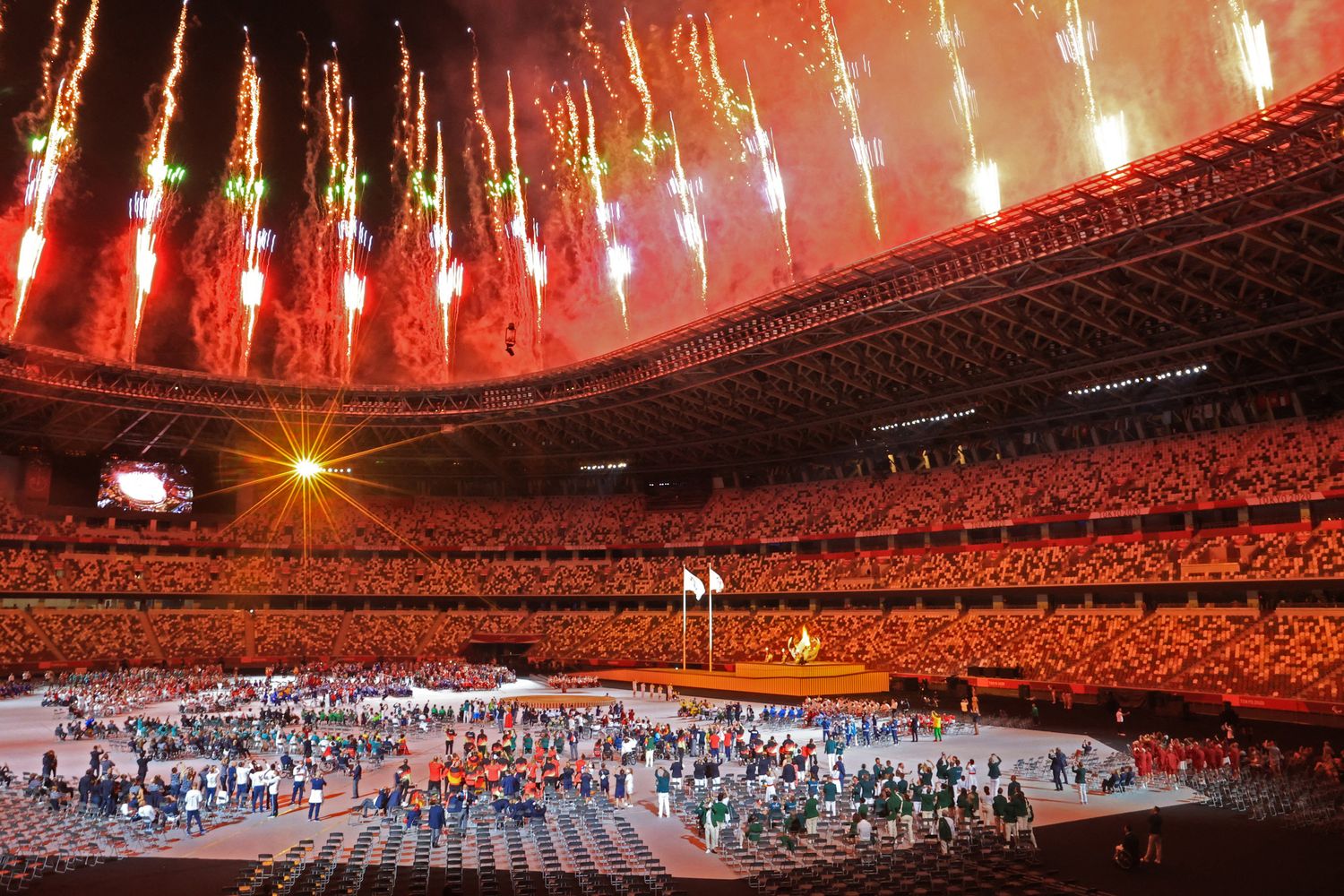 La cerimonia inaugurale delle Paralimpiadi di Tokyo