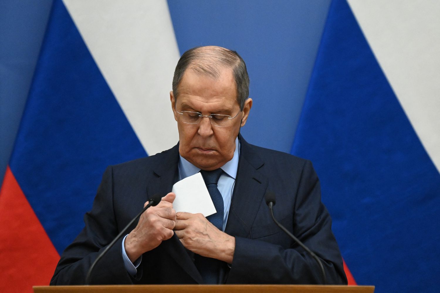 Il ministro degli Esteri russo, Serghei Lavrov