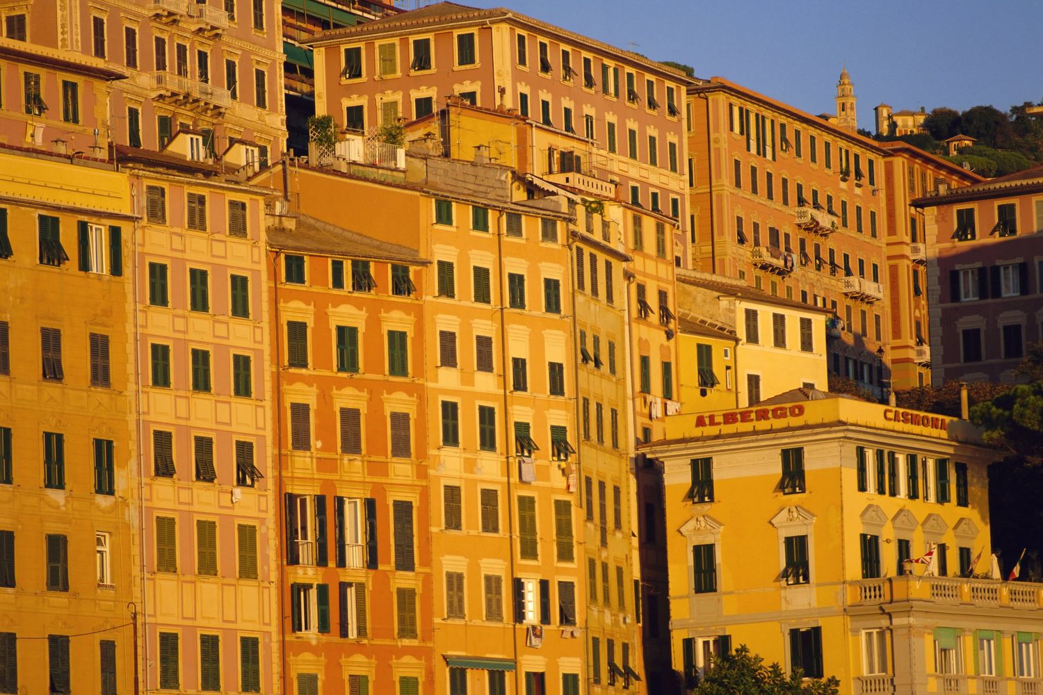 Case a Camogli, in Liguria