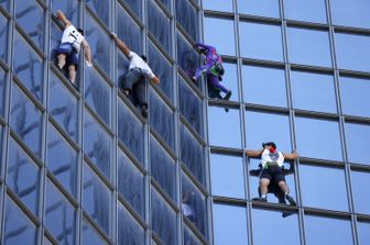 Lo 'spider-man' francese, Alain Robert&nbsp;