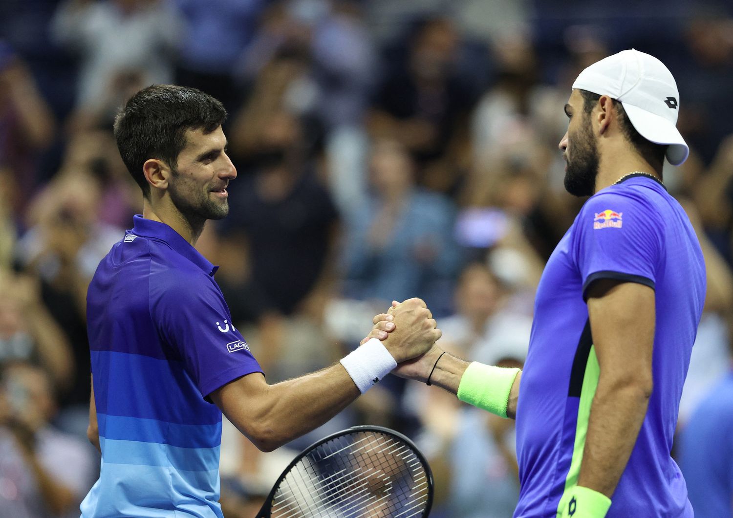 Novak Djokovic e Matteo Berrettini ai quarti di finale Tennis Us Open - settembre 2021
