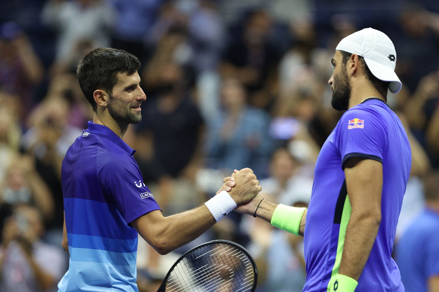 Novak Djokovic e Matteo Berrettini ai quarti di finale Tennis Us Open - settembre 2021