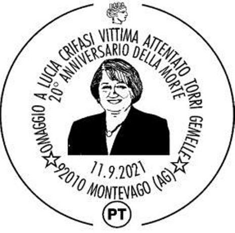 Annullo postale per Lucia Crifasi