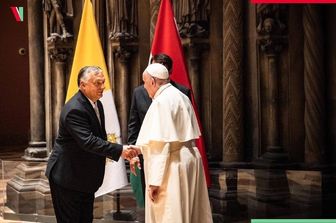 Papa Francesco e il premier ungherese Orban