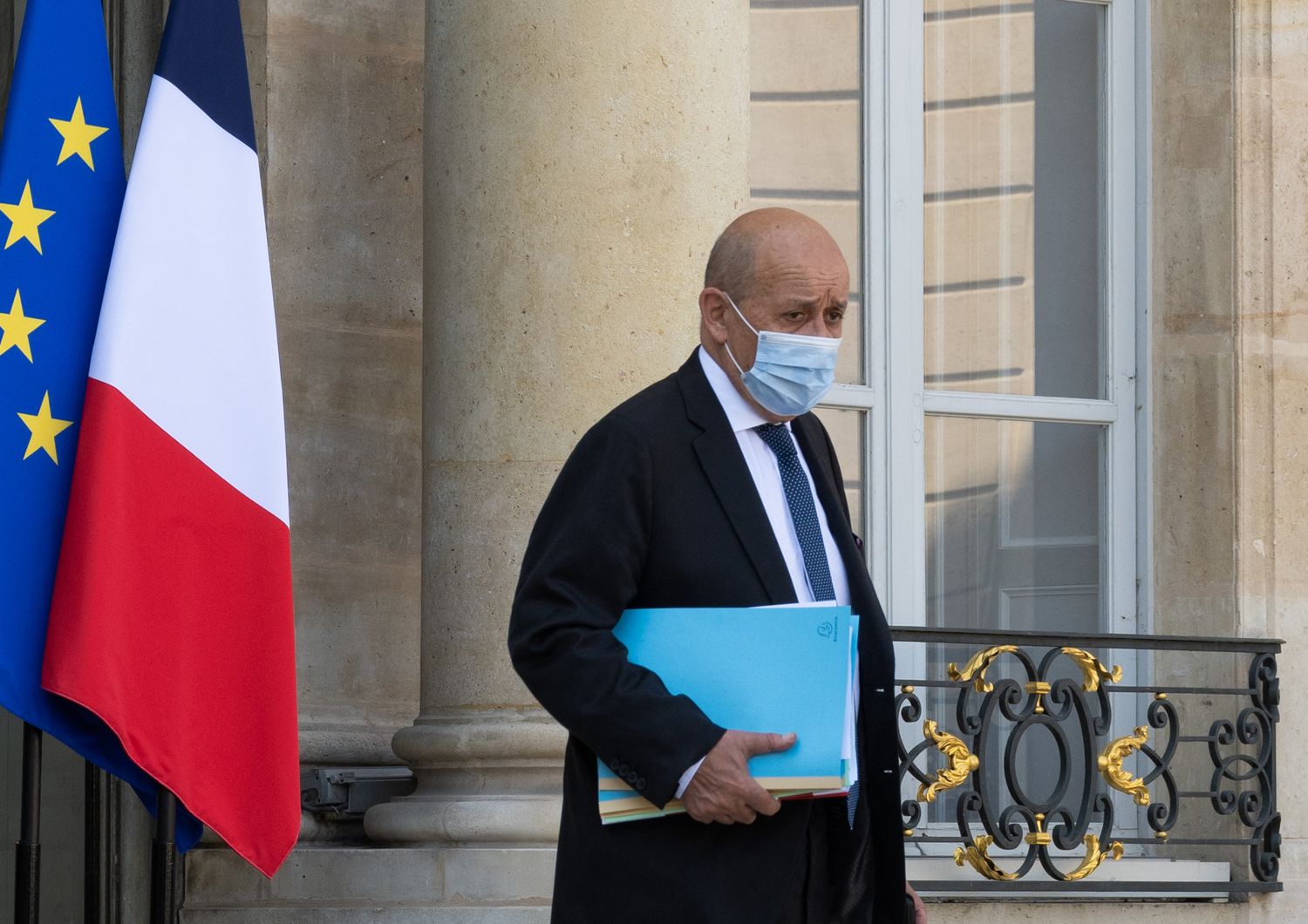 Il&nbsp;ministro degli Esteri francese, Jean-Yves Le Drian