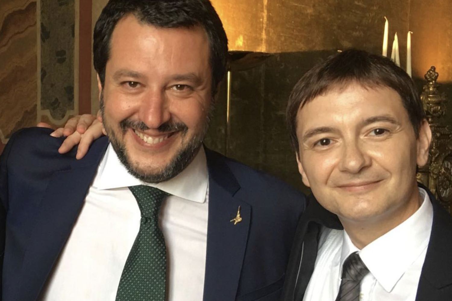 Matteo Salvini e Luca Morisi