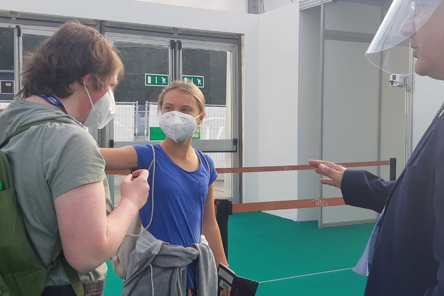 Greta Thunberg a Milano per la PreCop26