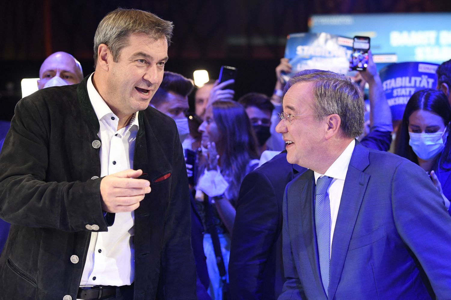 Markus Soeder e Armin Laschet