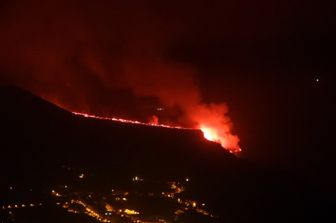 L'eruzione del Cumbre Veja, alle Canarie