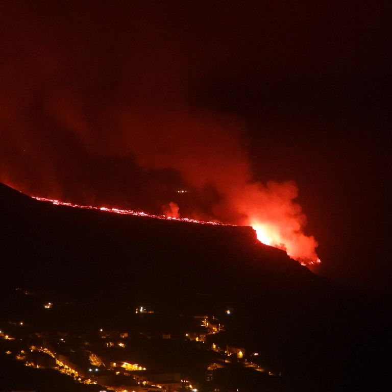 L'eruzione del Cumbre Veja, alle Canarie