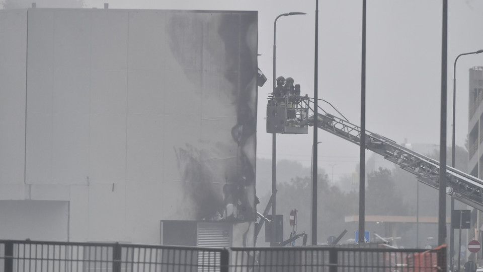 Il luogo in cui si &egrave; schiantato l'aereo tra San Donato e Milano&nbsp;