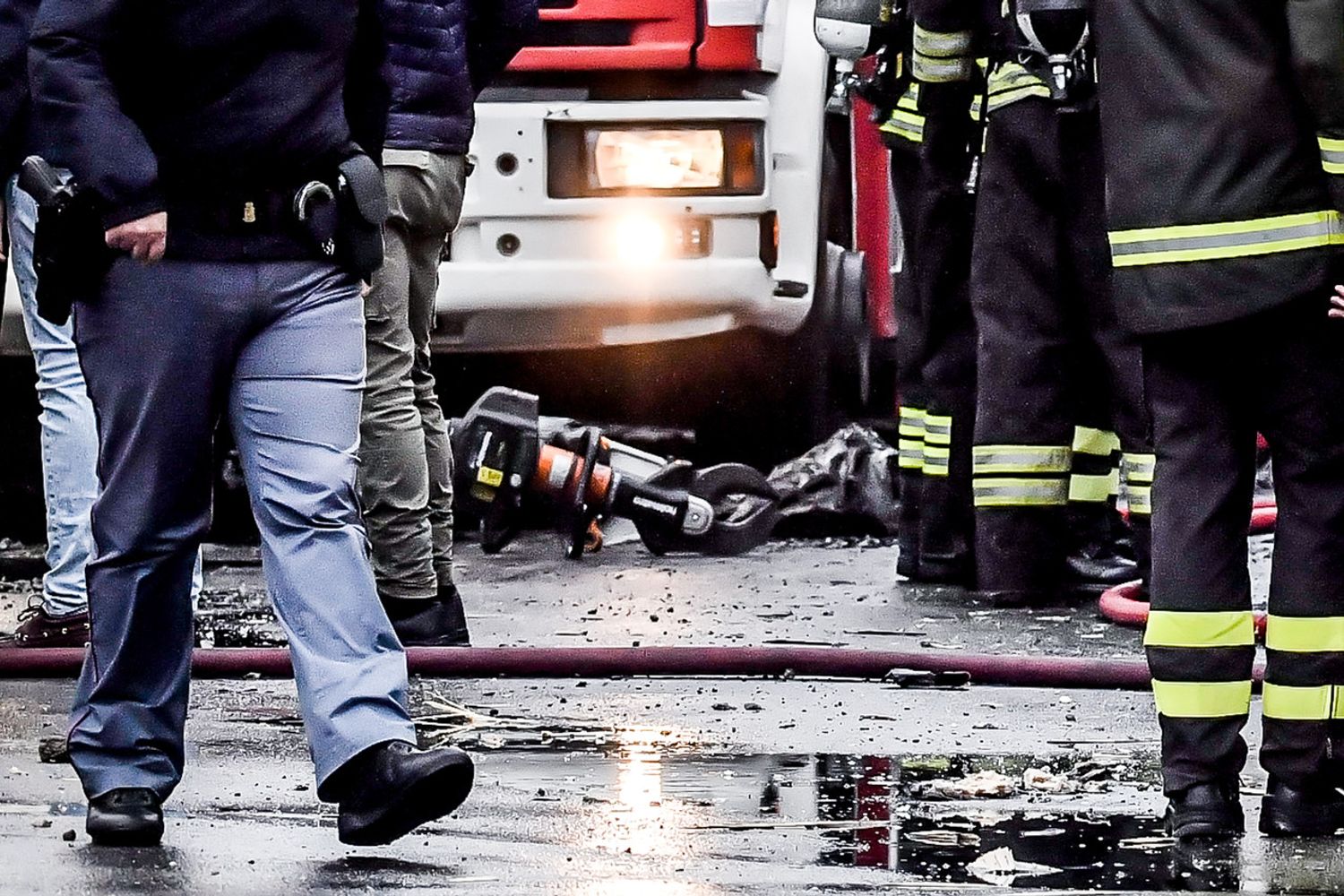 Il luogo in cui si &egrave; schiantato l'aereo tra San Donato e Milano&nbsp;