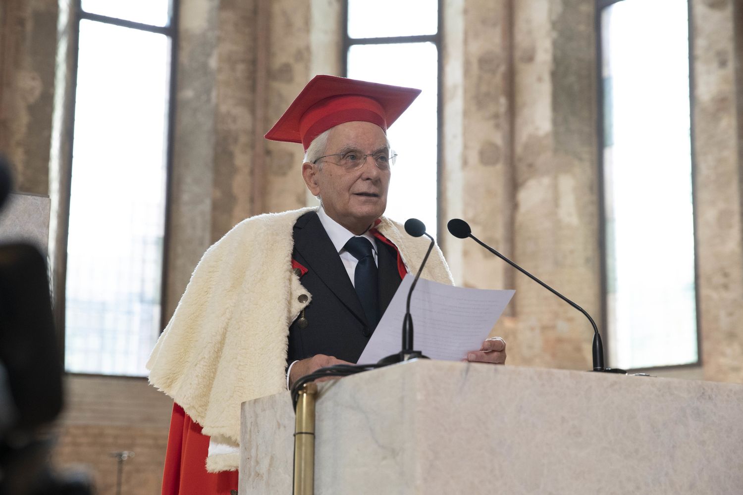 &nbsp;Il Presidente della repubblica sergio Mattarella riceve la laurea ad honorem all'Universit&agrave; di parma