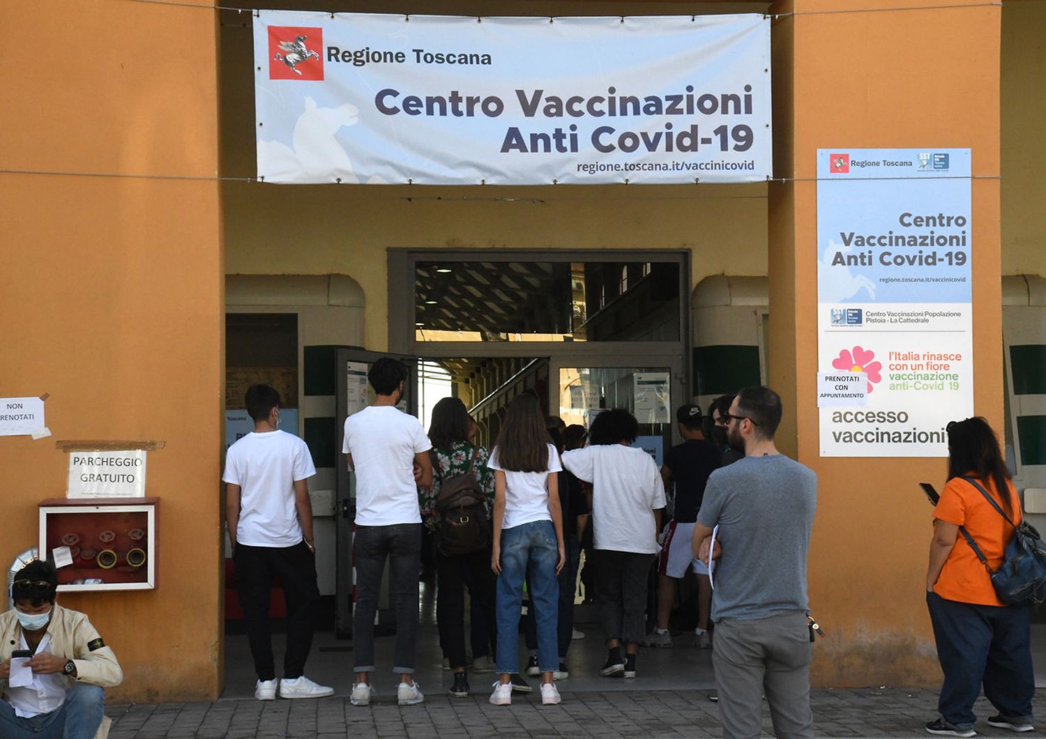 Hub vaccinale della Regione Toscana a Firenze&nbsp;