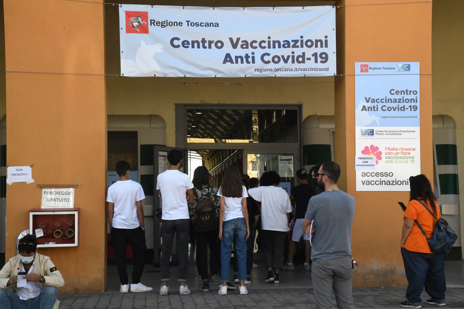 Hub vaccinale della Regione Toscana a Firenze&nbsp;