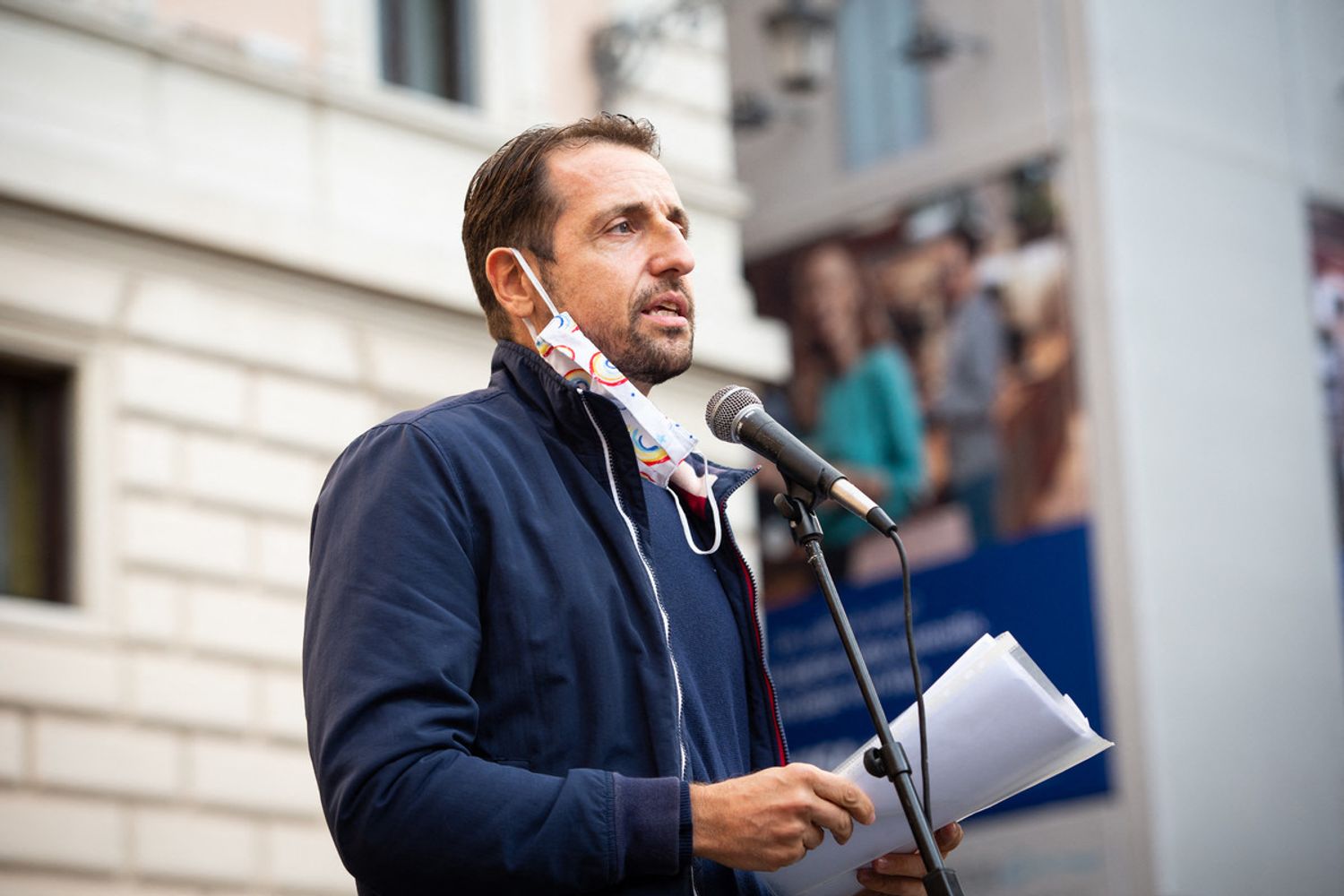 Il portavoce nazionale del partito gay, Fabrizio Marrazzo&nbsp;