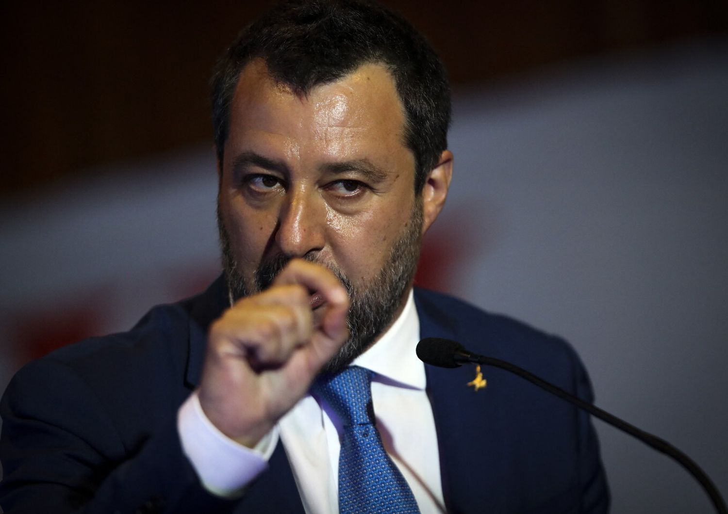 Il leader della Lega, Matteo Salvini