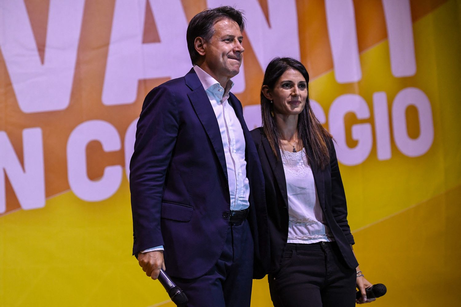 Giuseppe Conte e Virginia Raggi