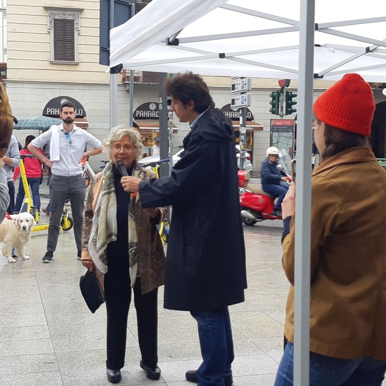 Marco Cappato e Carmen Carollo, la mamma di Dj Fabo