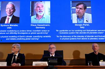 Giorgio Parisi,&nbsp;Suki Manabe e Klaus Hasselmann, premi Nobel per la Fisica 2021