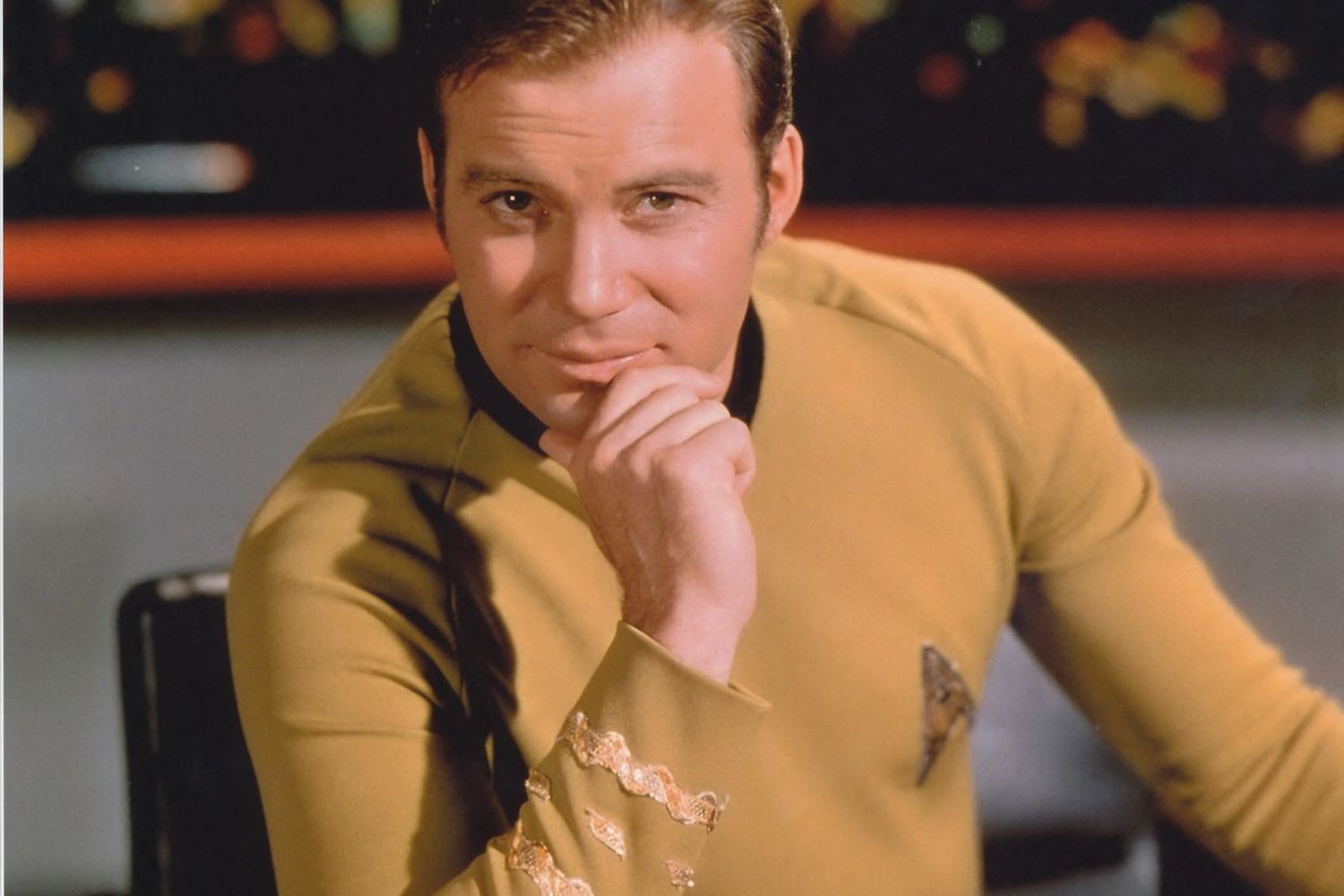 William Shatner nei panni del Capitano Kirk di Star Trek