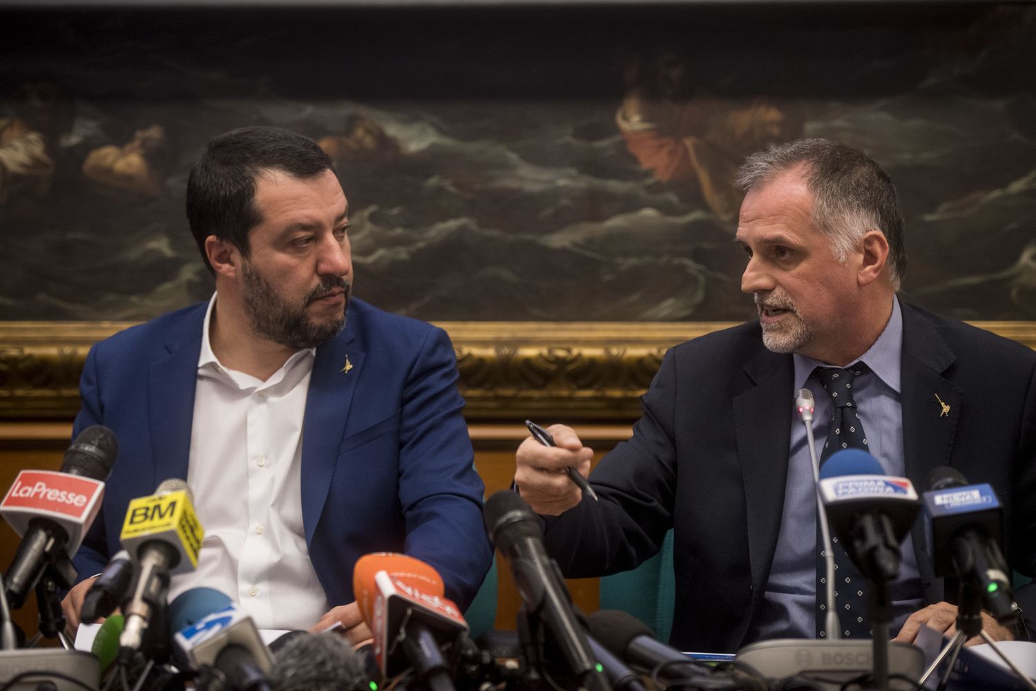 Matteo Salvini e Massimo Garavaglia