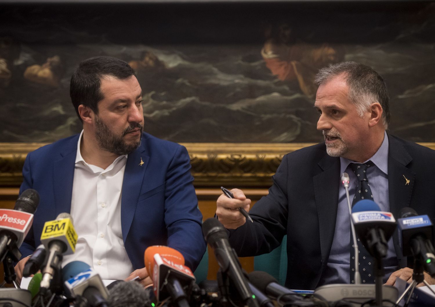Matteo Salvini e Massimo Garavaglia