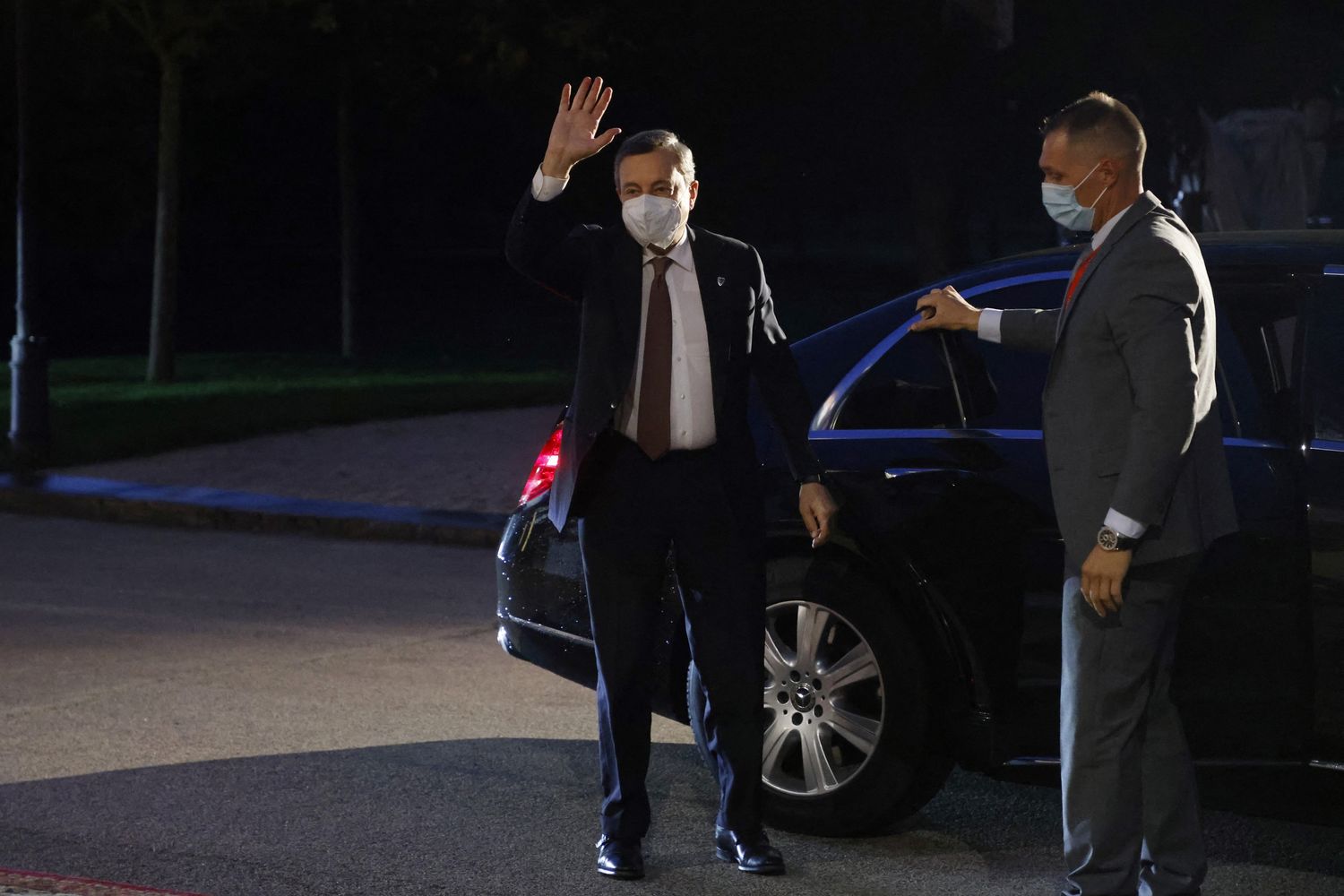 Mario Draghi al vertice sulla Difesa comune europea