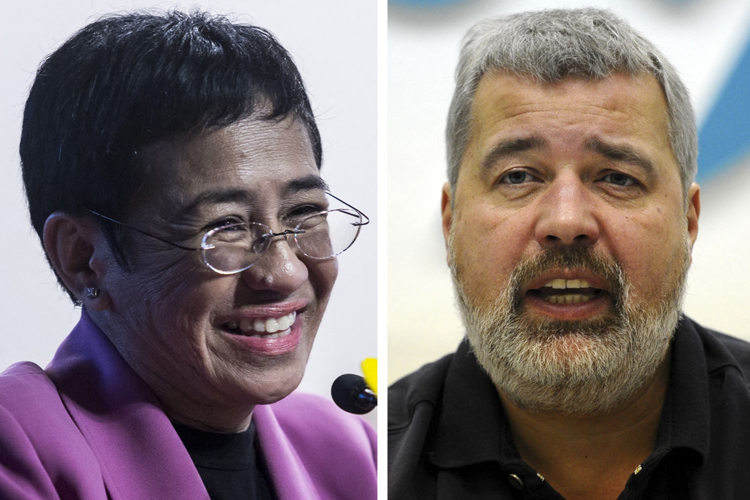 Premio Nobel Pace Maria Ressa e Dmitri Muratov