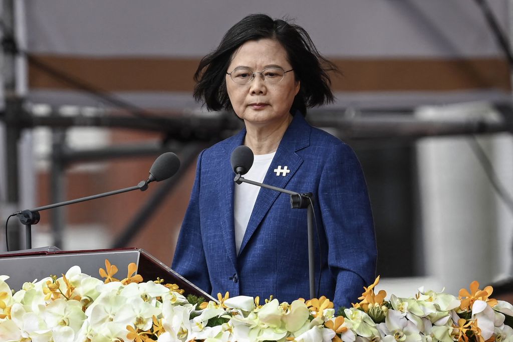 La presidente di Taiwan&nbsp;Tsai Ing-wen