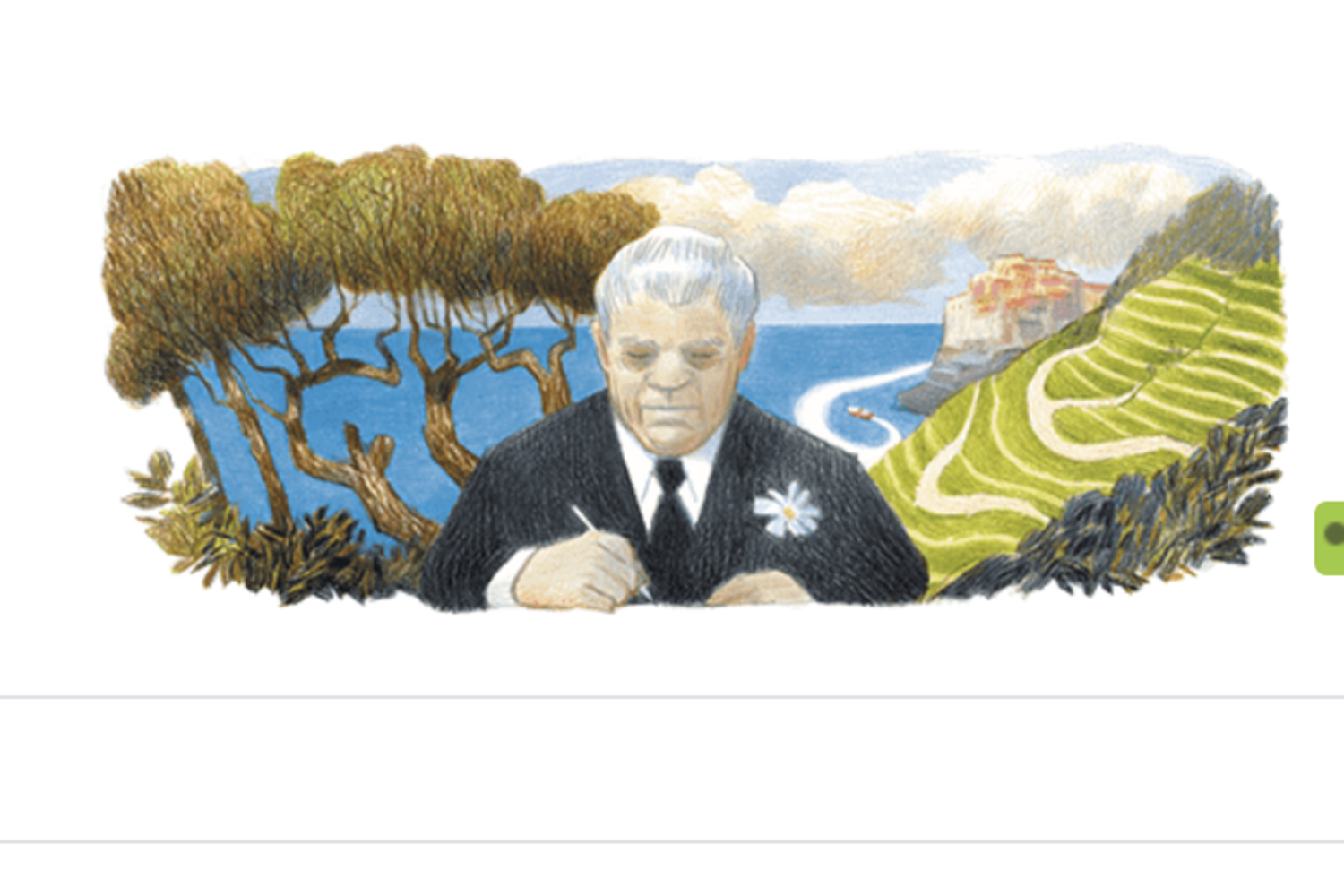 Doodle di Google dedicato a Montale