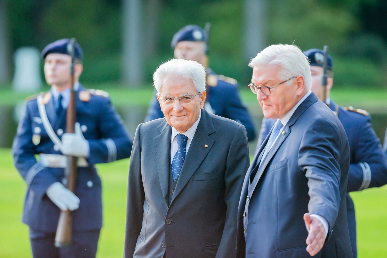 Il presidente della Repubblica, Sergio Mattarella, e il suo omologo tedesco,&nbsp;Frank-Walter Steinmeier