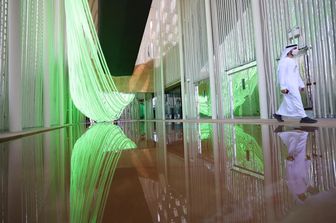 La cascata di liane tecnologiche scelte da Eni per il padiglione Italia a Expo 2020&nbsp;