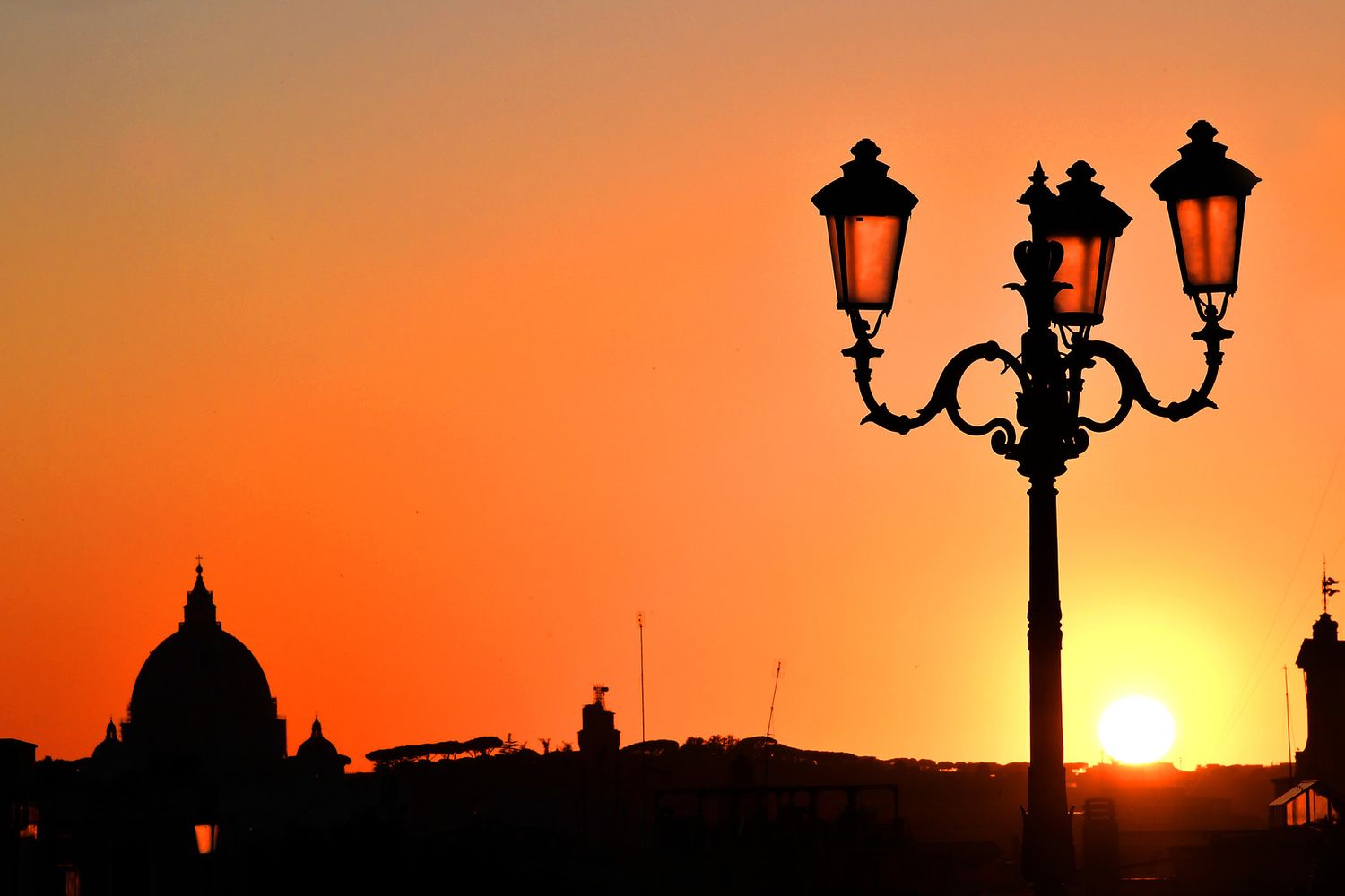 Tramonto nella Capitale&nbsp;