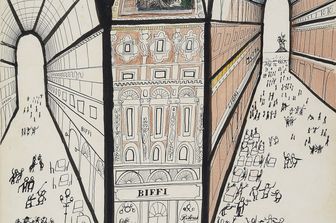 &nbsp;Galleria di Milano, 1951, Saul Steinberg