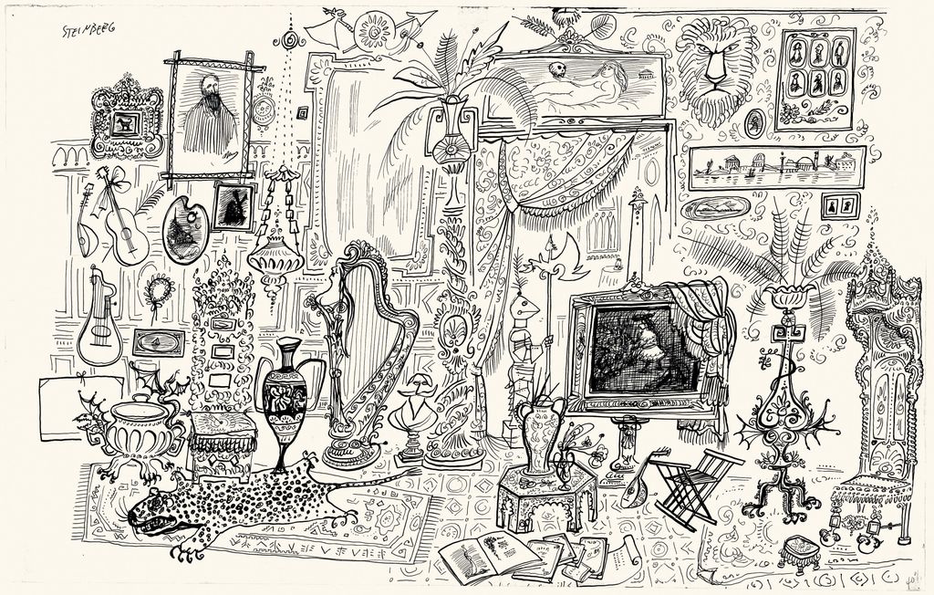 senza titolo, Saul Steinberg, 1956