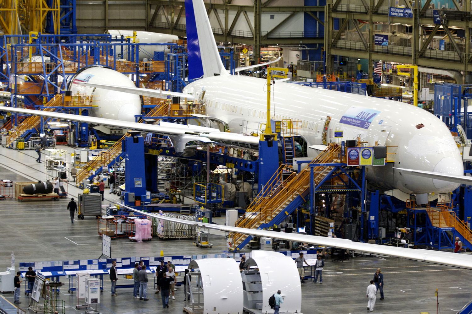 Assemblaggio del Boeing 787 Dreamliner&nbsp;
