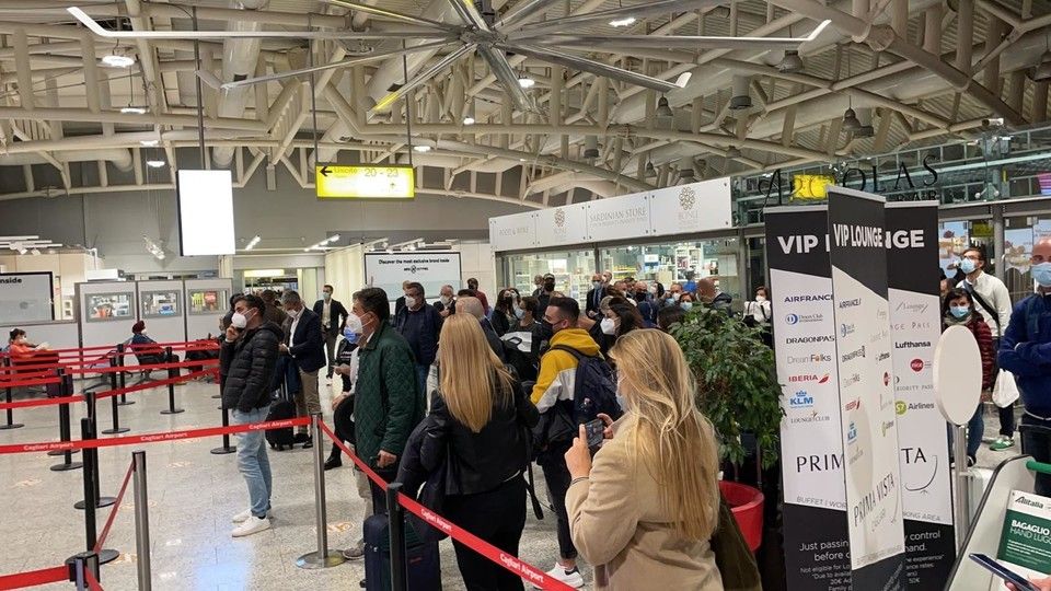 Imbarco ultimo volo Alitalia