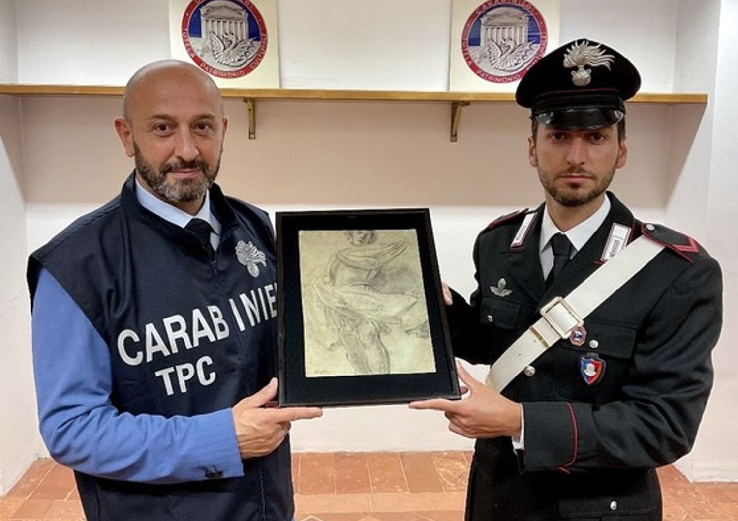 L'opera dell'artista emiliano Giacomo Cavedone recuperato dai Carabinieri del Nucleo per la tutela del patrimonio culturale di Monza&nbsp;