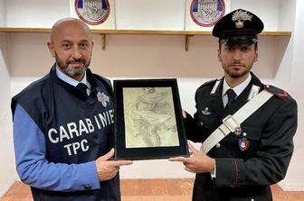 L'opera dell'artista emiliano Giacomo Cavedone recuperato dai Carabinieri del Nucleo per la tutela del patrimonio culturale di Monza&nbsp;