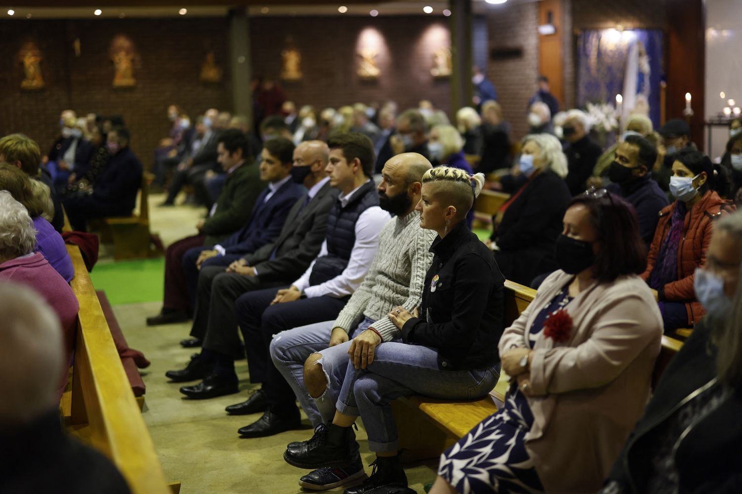 Una messa in memoria del deputato ucciso