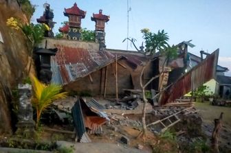Terremoto a Bali, in Indonesia
