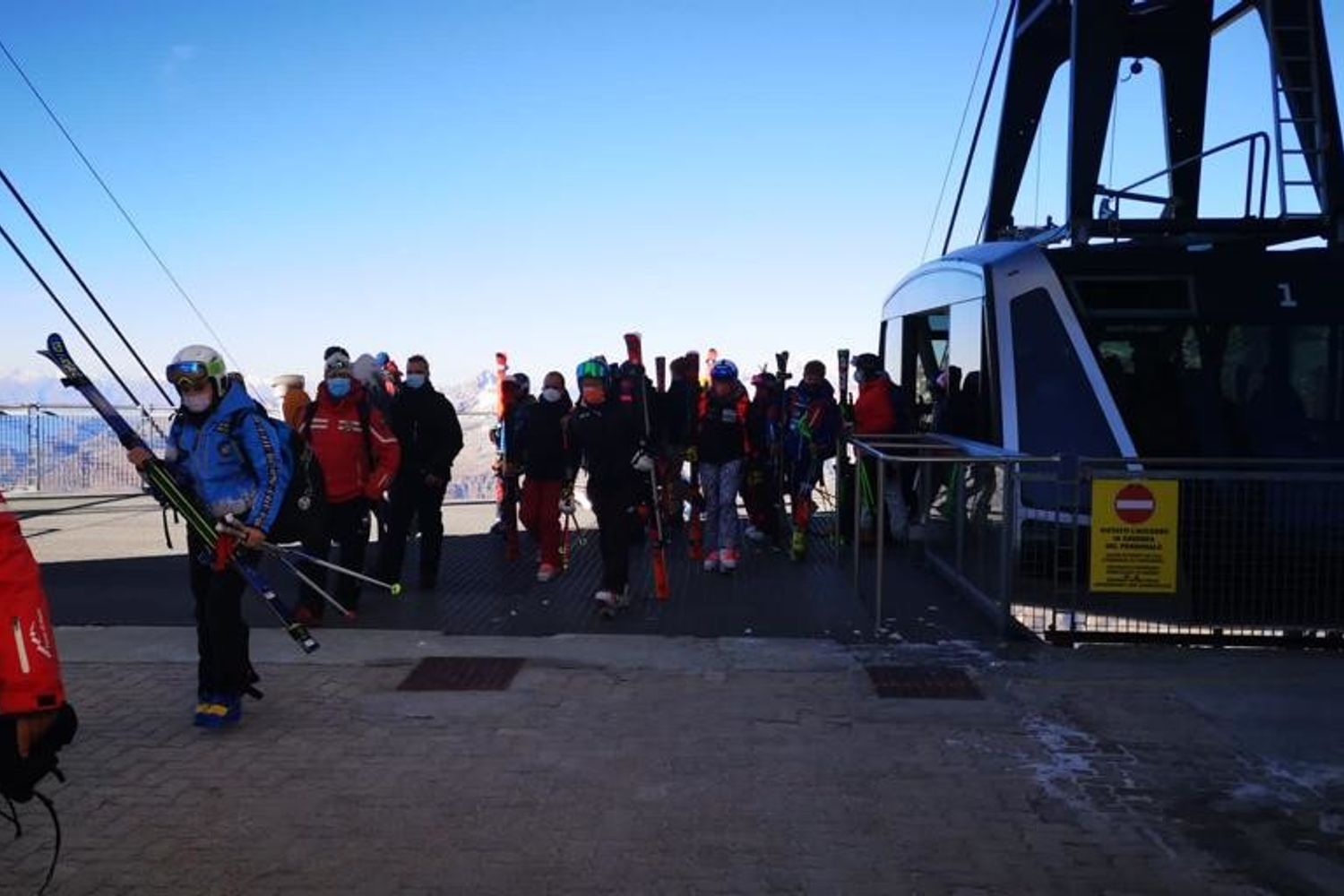 L'apertura degli impianti a Cervinia&nbsp;