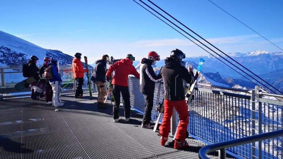 L'apertura degli impianti a Cervinia&nbsp;