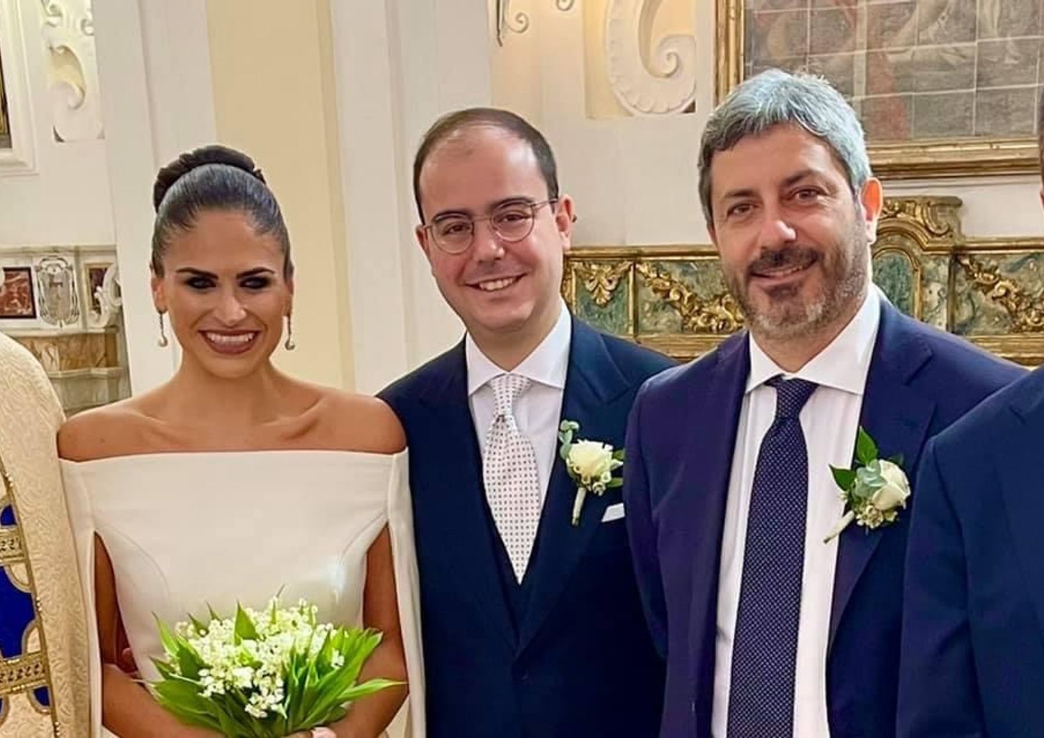 Roberto Fico e Luigi Di Maio testimoni di nozze del deputato M5s